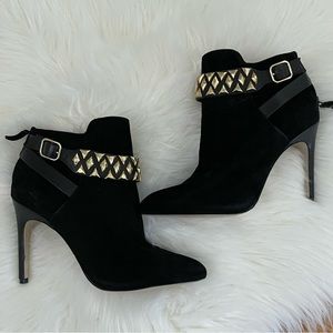 Badgley Mischka Joyce Suede Ankle Boots size 7.5